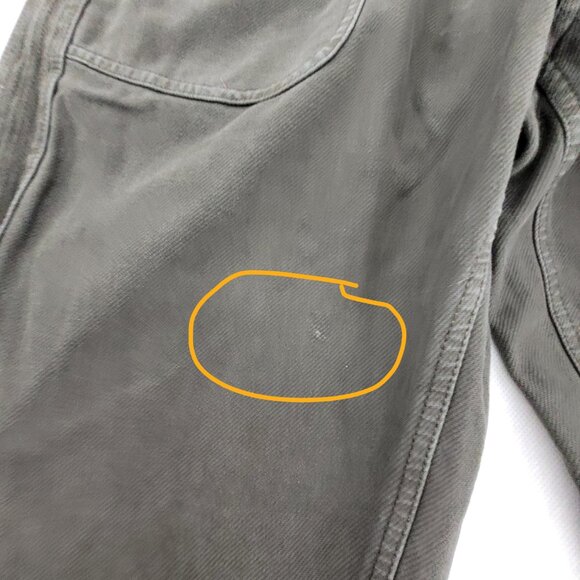 Athleta Farallon Jogger Pants Women's size 6 Olive Drab Green Pockets Tiny Flaw - Picture 5 of 10